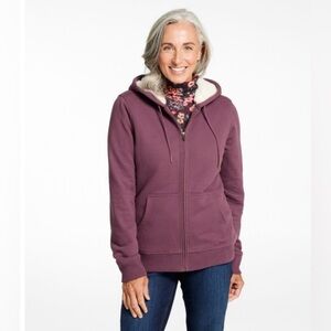 Women’s L.L.Bean 1912 Sweatshirt, Sherpa Lined Hoodie